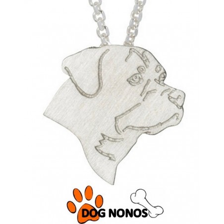 Pendentif Chien tête Rottweiler